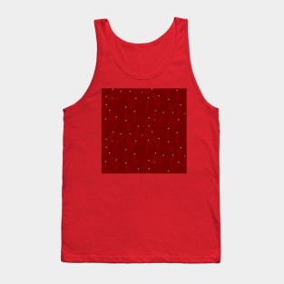 Christmas trees in red Tank Top